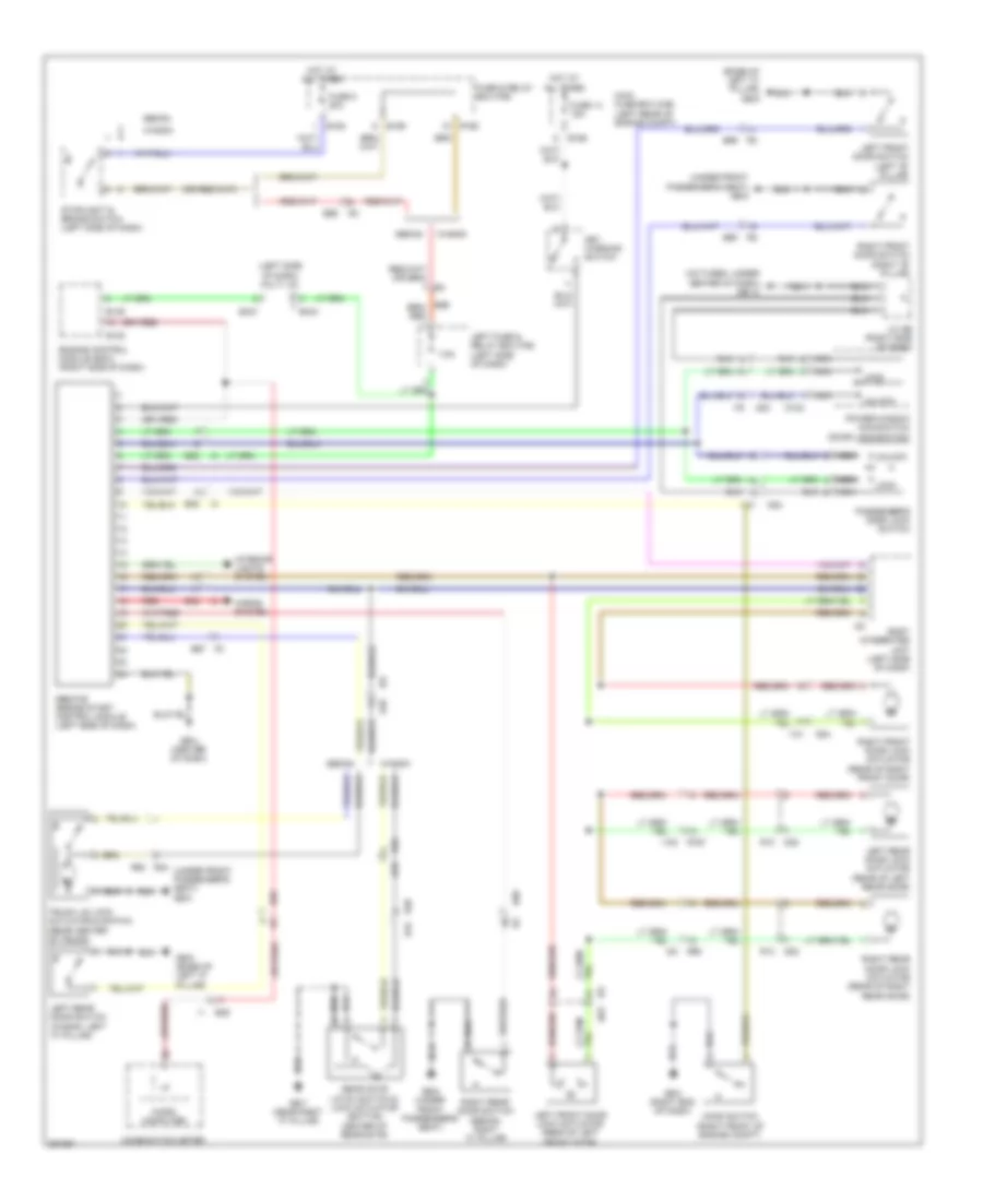 Remote Starting Wiring Diagram for Subaru Impreza 2.5i 2011