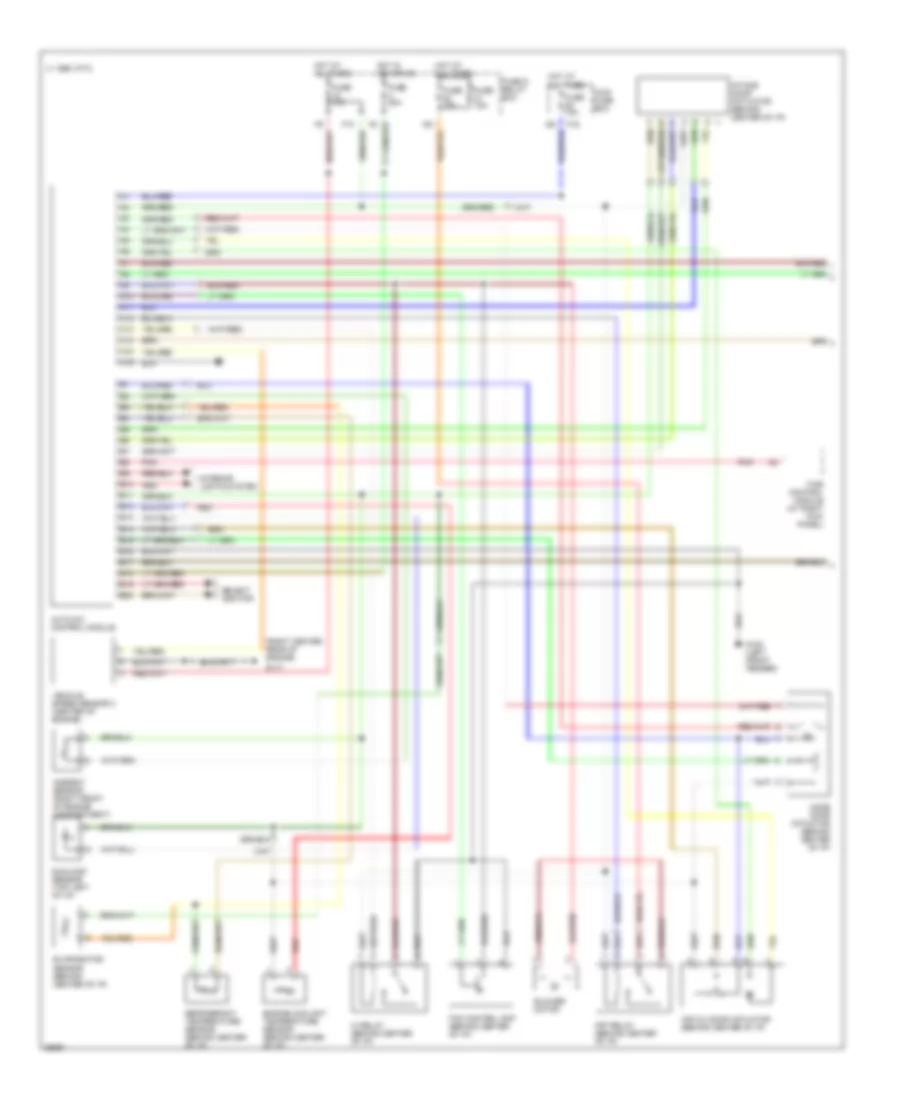 Air Conditioning Wiring Diagrams 1 of 2 for Subaru SVX LSi 1997