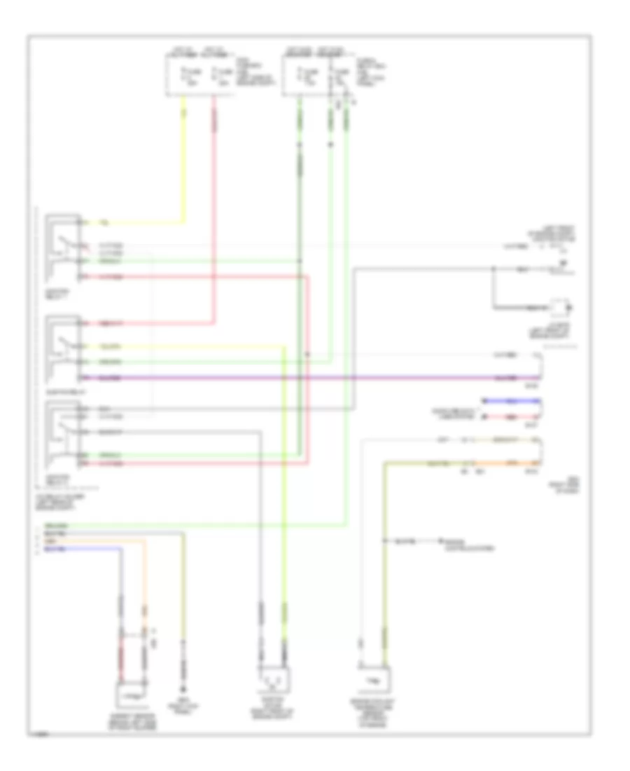 2.5L, Automatic AC Wiring Diagram (3 of 3) for Subaru Outback Limited 2013
