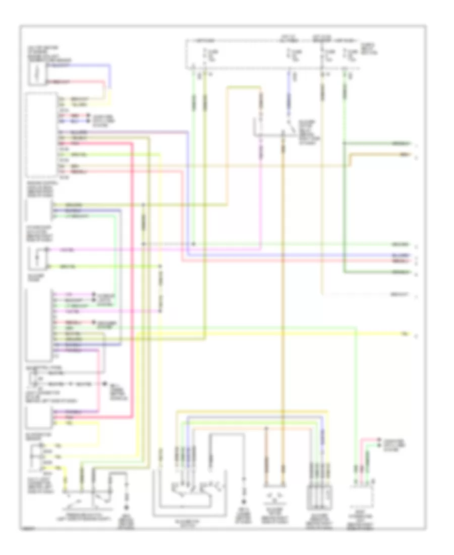 2 5L Manual A C Wiring Diagram 1 of 2 for Subaru Impreza 2 5i 2008