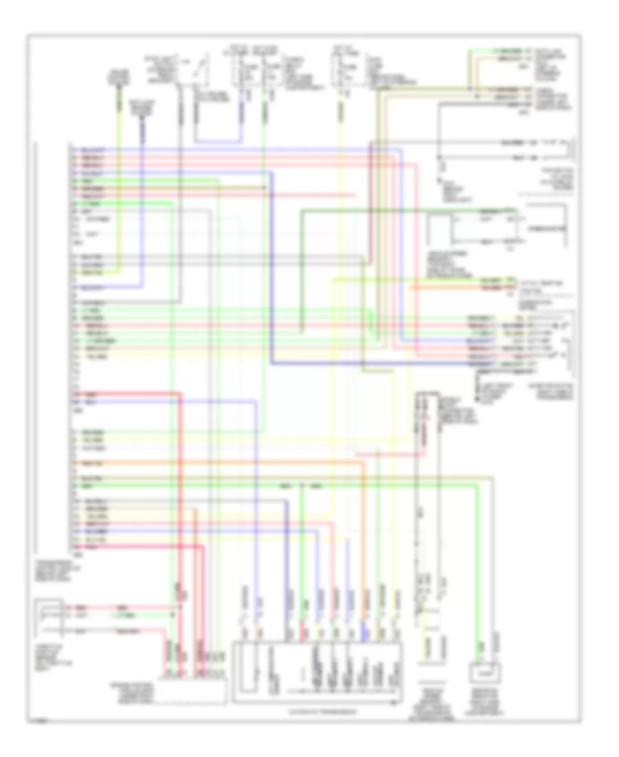 AT Wiring Diagram for Subaru Forester 1998