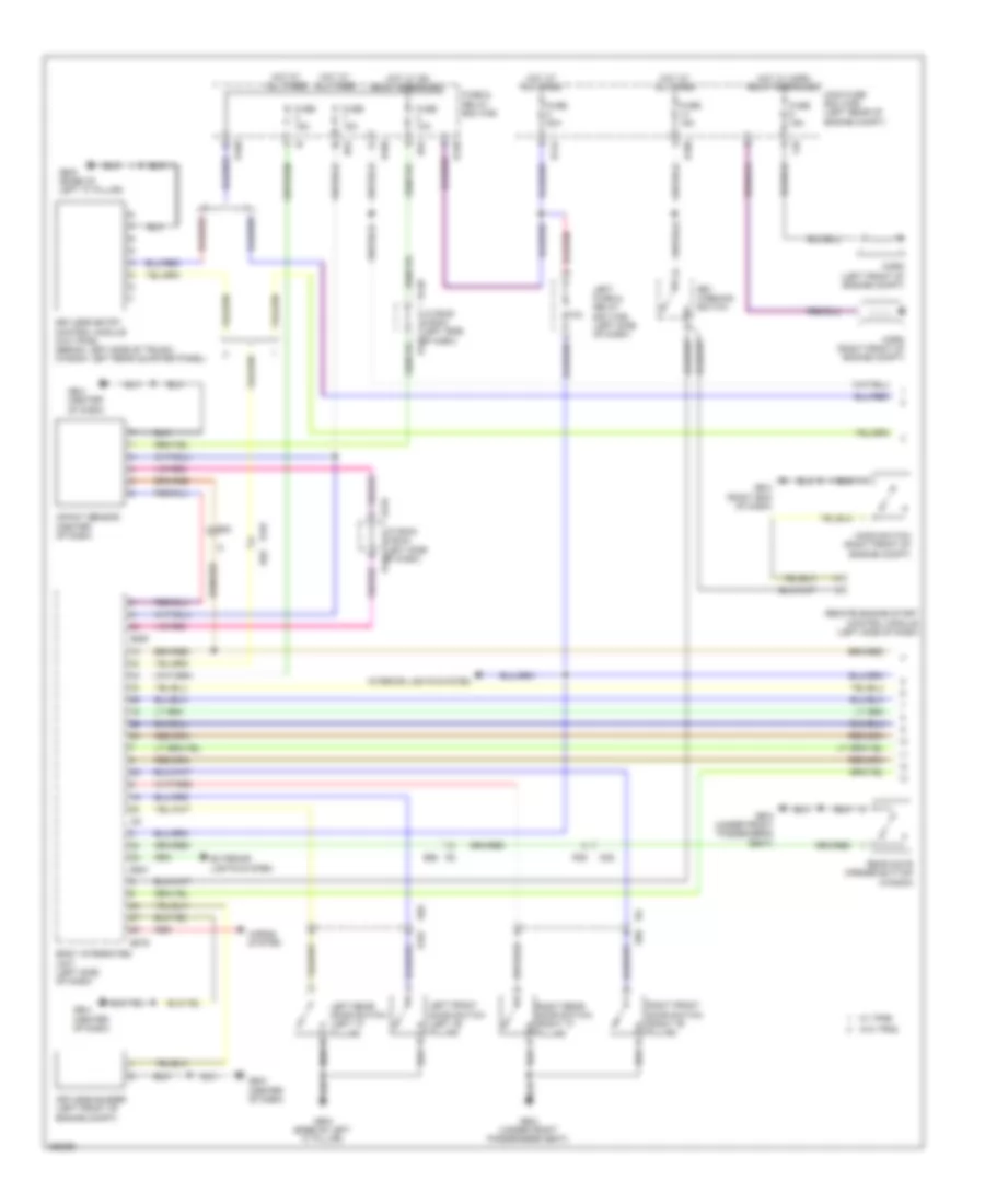 Forced Entry Wiring Diagram 1 of 2 for Subaru Impreza Outback Sport 2011