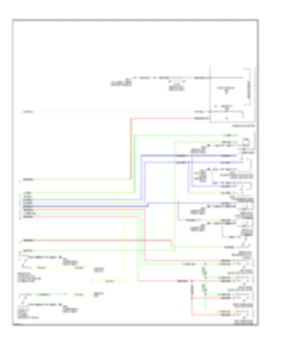 Forced Entry Wiring Diagram 2 of 2 for Subaru Impreza Outback Sport 2008