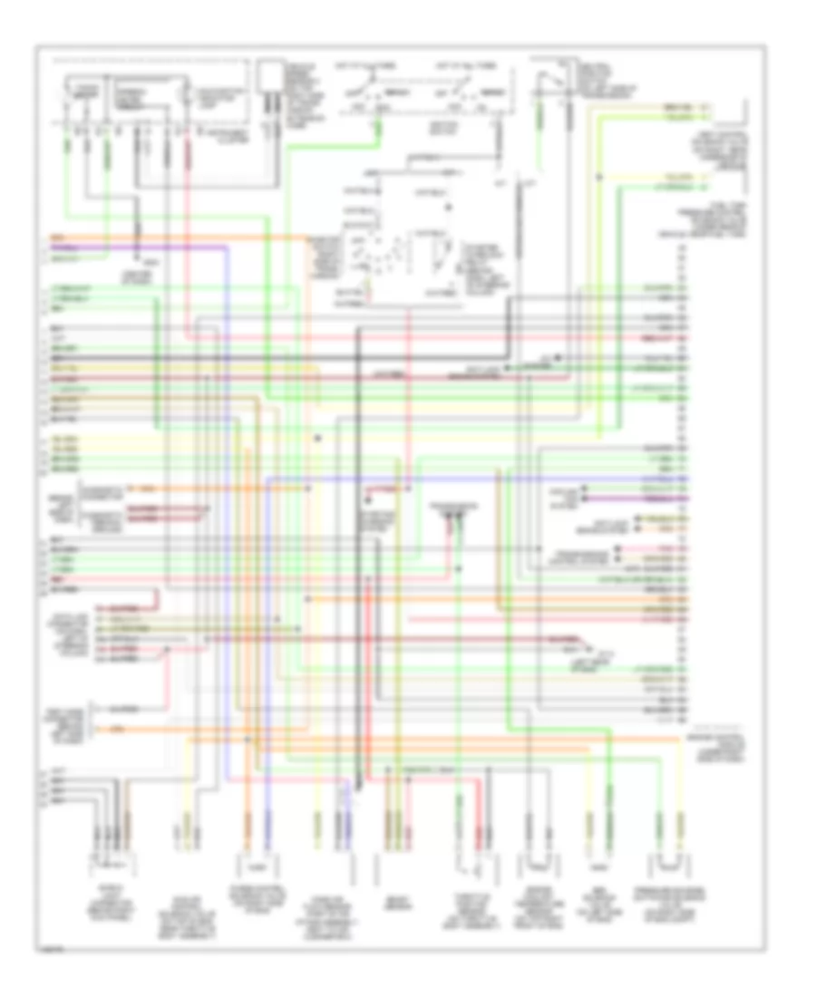 2 5L Engine Performance Wiring Diagrams 2 of 2 for Subaru Forester L 1998