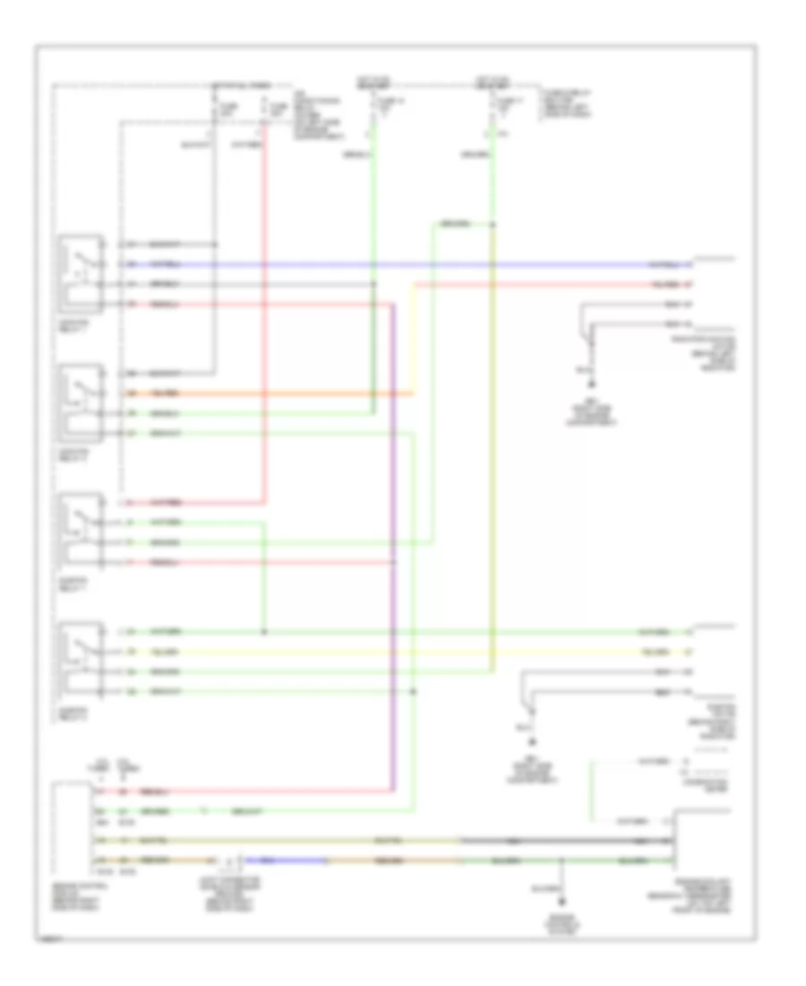 2 0L Turbo Cooling Fan Wiring Diagram for Subaru Impreza RS 2004