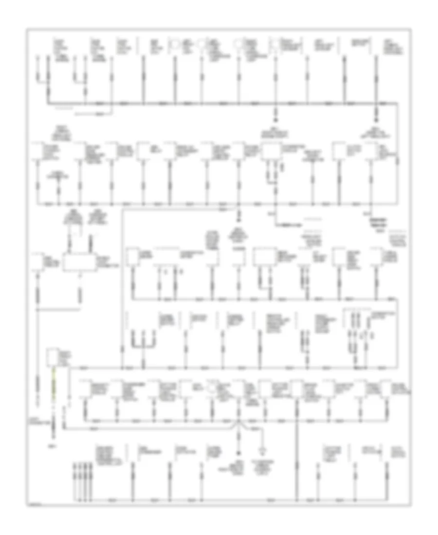 Ground Distribution Wiring Diagram 1 of 3 for Subaru Impreza RS 2004