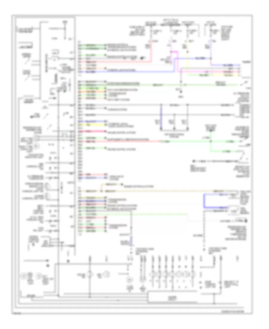 2 0L Turbo Instrument Cluster Wiring Diagram for Subaru Impreza RS 2004