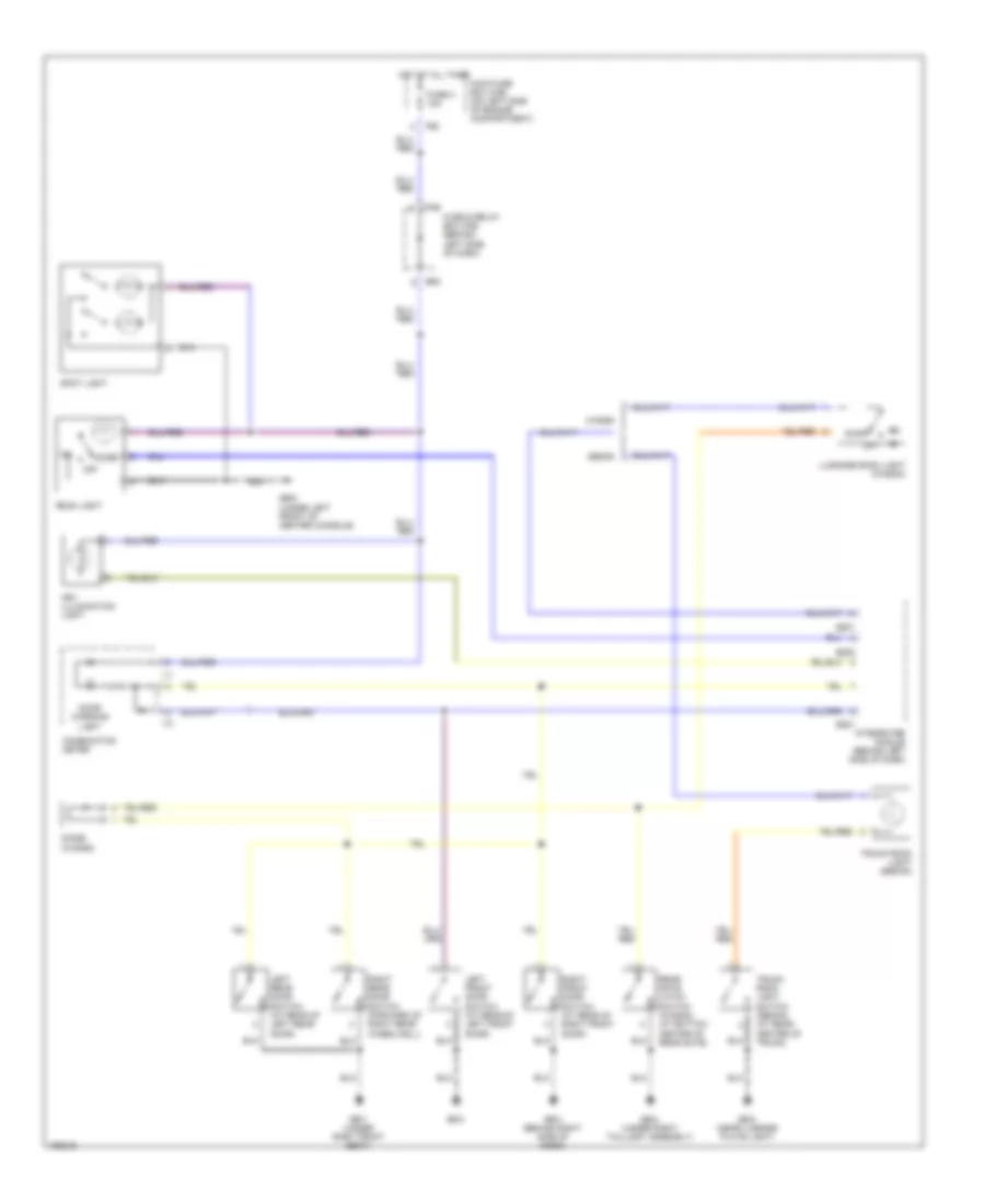 Courtesy Lamps Wiring Diagram for Subaru Impreza RS 2004