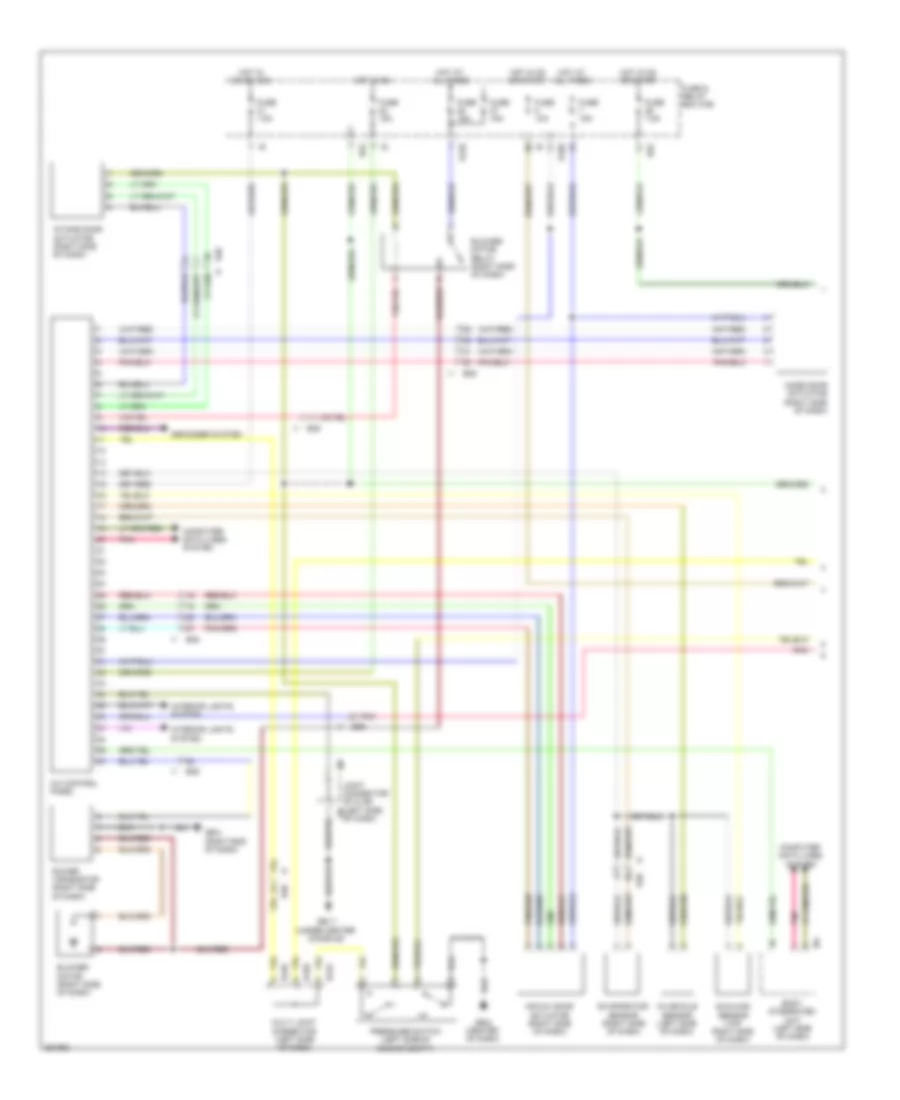 Automatic AC Wiring Diagram (1 of 2) for Subaru Impreza WRX 2011
