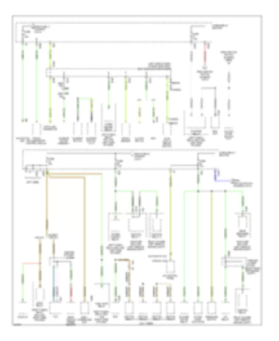 Power Distribution Wiring Diagram (4 of 4) for Subaru Impreza WRX 2011