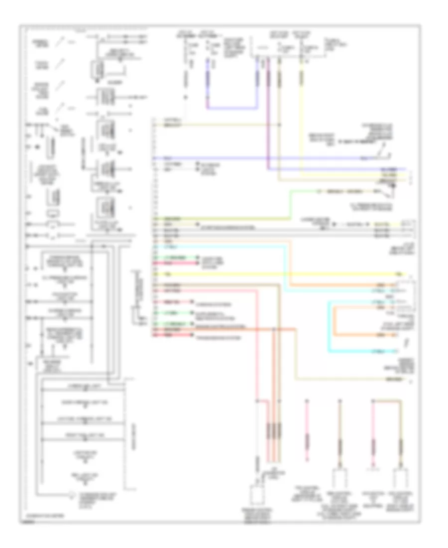 Instrument Cluster Wiring Diagram 1 of 2 for Subaru Impreza WRX 2008