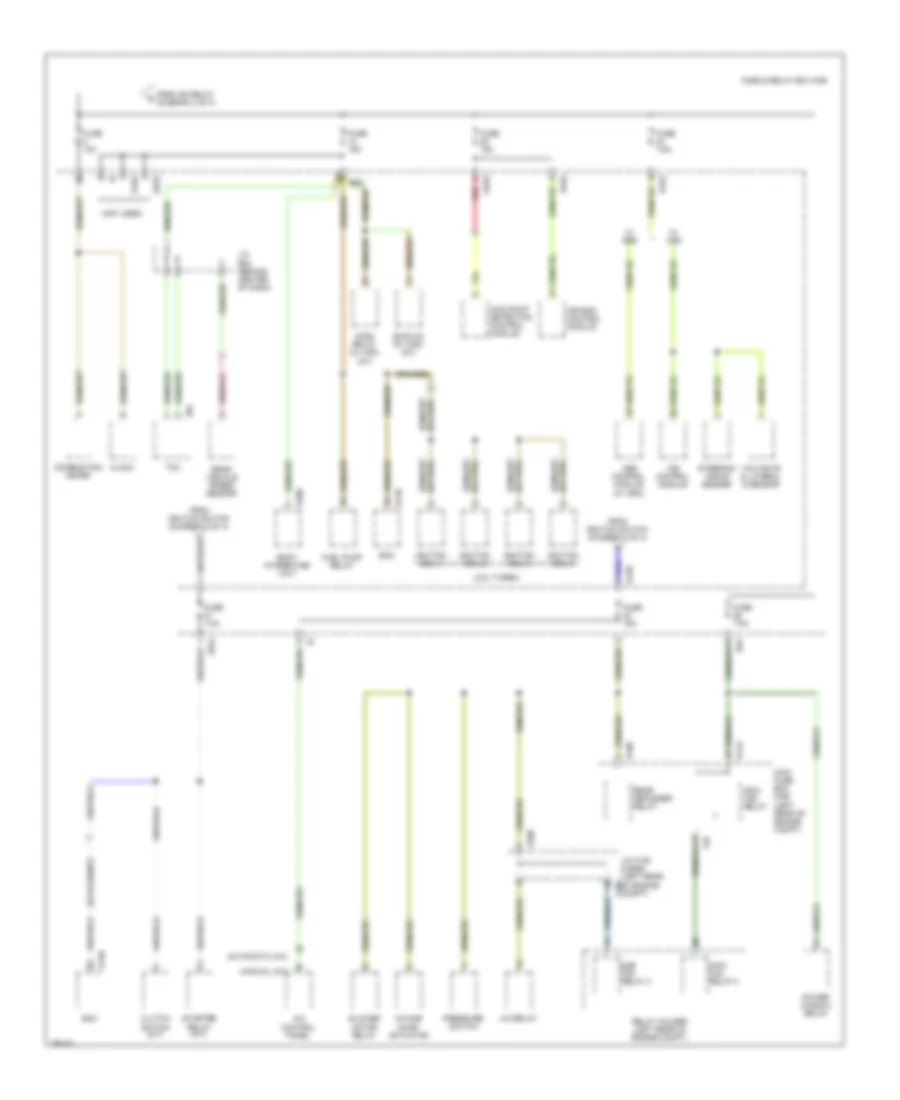 Power Distribution Wiring Diagram 4 of 4 for Subaru Impreza WRX 2008