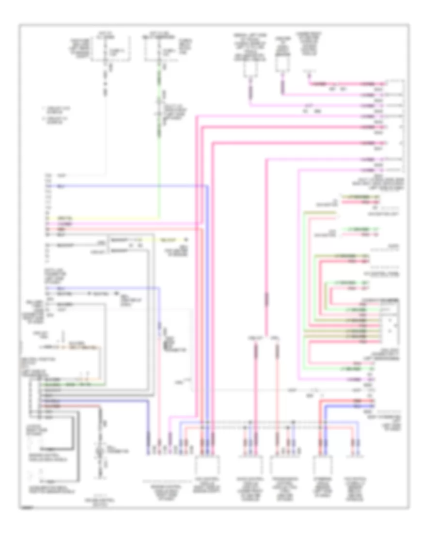 Computer Data Lines Wiring Diagram for Subaru Impreza WRX Limited 2011