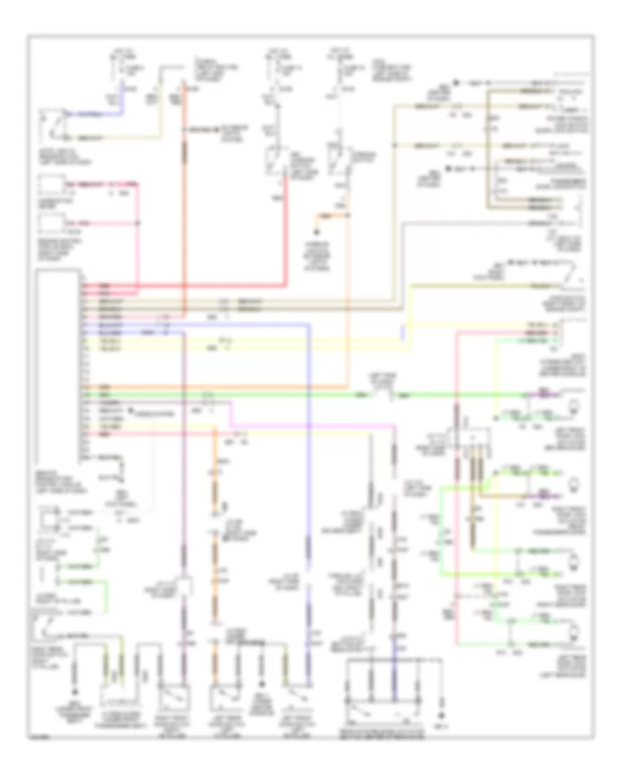 Remote Starting Wiring Diagram for Subaru Tribeca Limited 2013