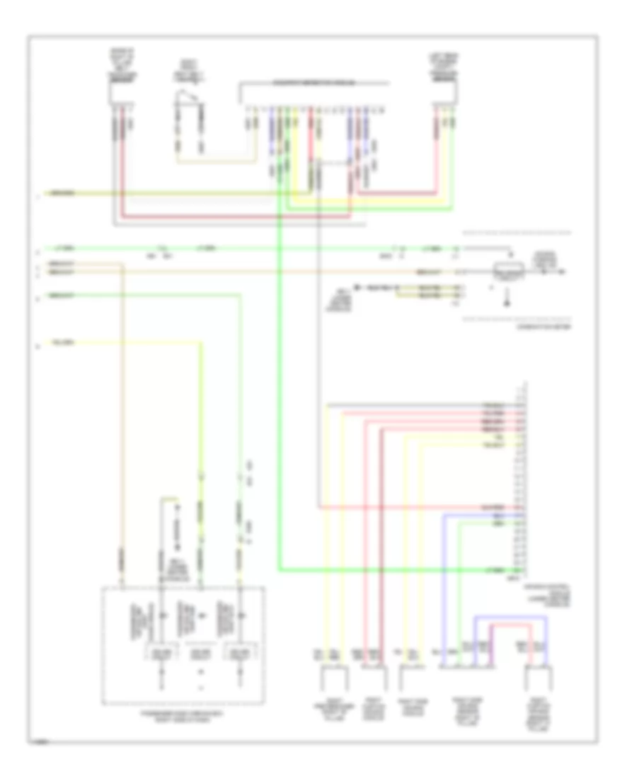 Supplemental Restraints Wiring Diagram 2 of 2 for Subaru Tribeca Limited 2013