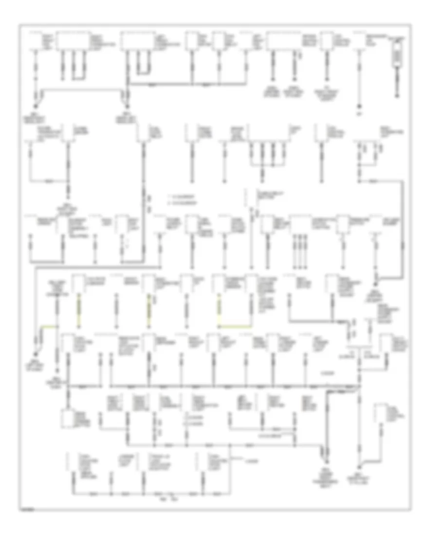 Ground Distribution Wiring Diagram, WRX STI (1 of 2) for Subaru Impreza WRX Premium 2011
