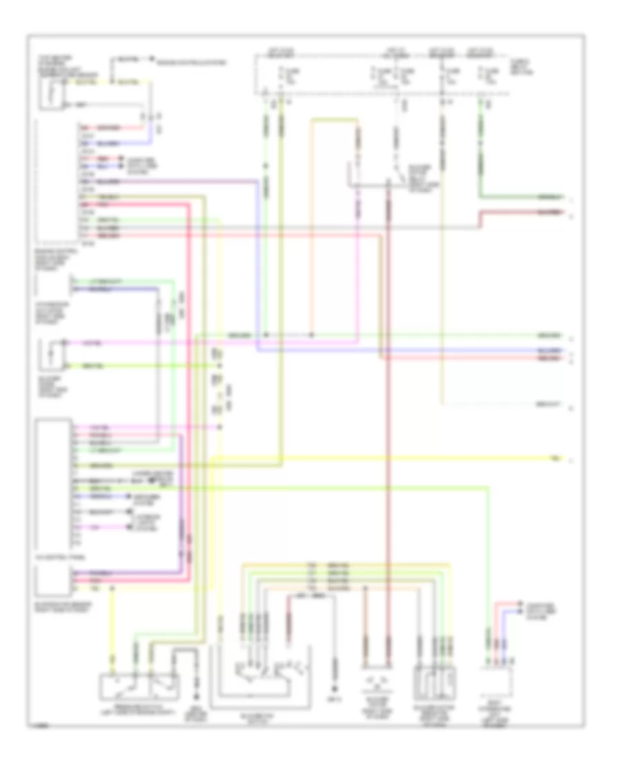 Manual A C Wiring Diagram 1 of 2 for Subaru XV Crosstrek Limited 2013