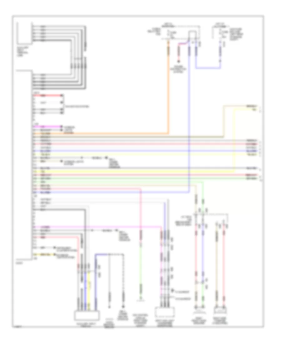 Radio Wiring Diagram 1 of 2 for Subaru XV Crosstrek Limited 2013