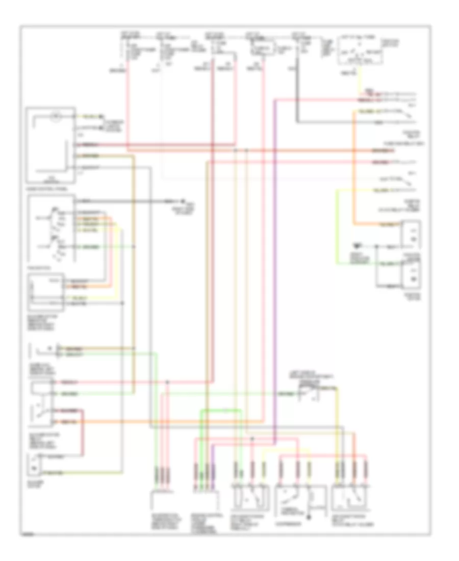 A C Wiring Diagram for Subaru Impreza RS 1998