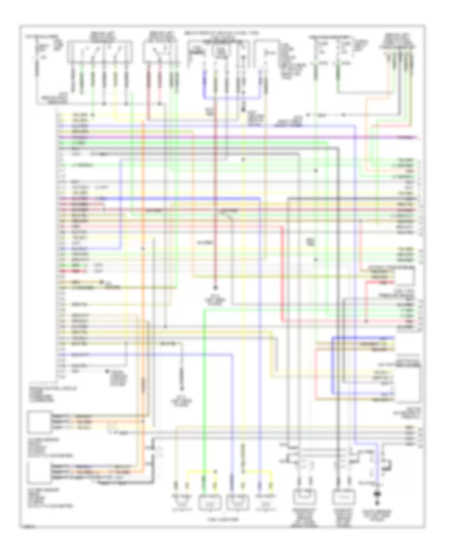 2 2L Engine Performance Wiring Diagrams 1 of 2 for Subaru Impreza RS 1998