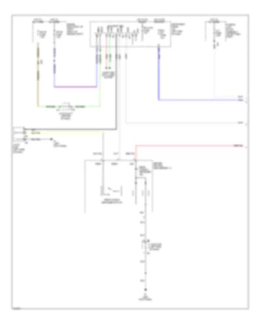 Defoggers Wiring Diagram 1 of 2 for Subaru BRZ Limited 2014