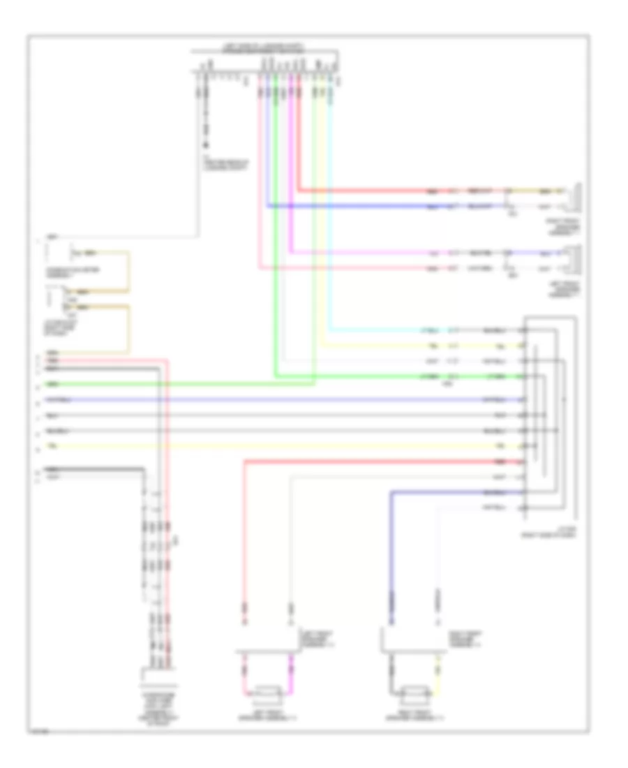 Radio Wiring Diagram 3 of 3 for Subaru BRZ Limited 2014
