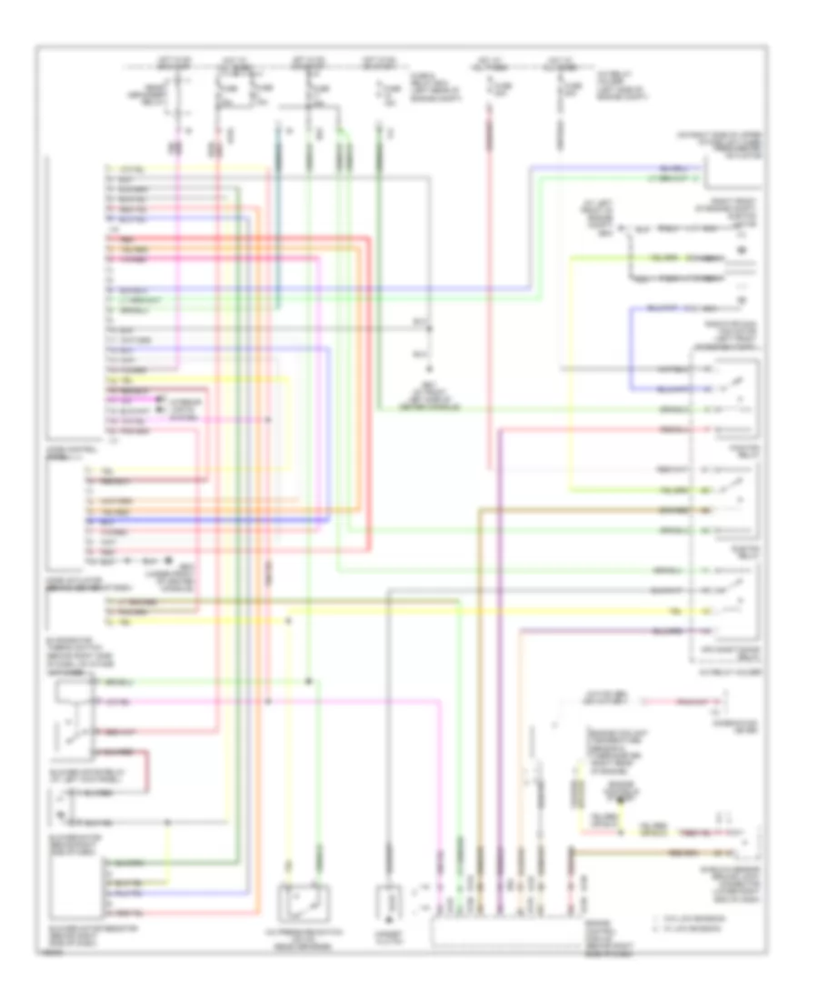 Manual AC Wiring Diagram for Subaru Legacy GT 2004