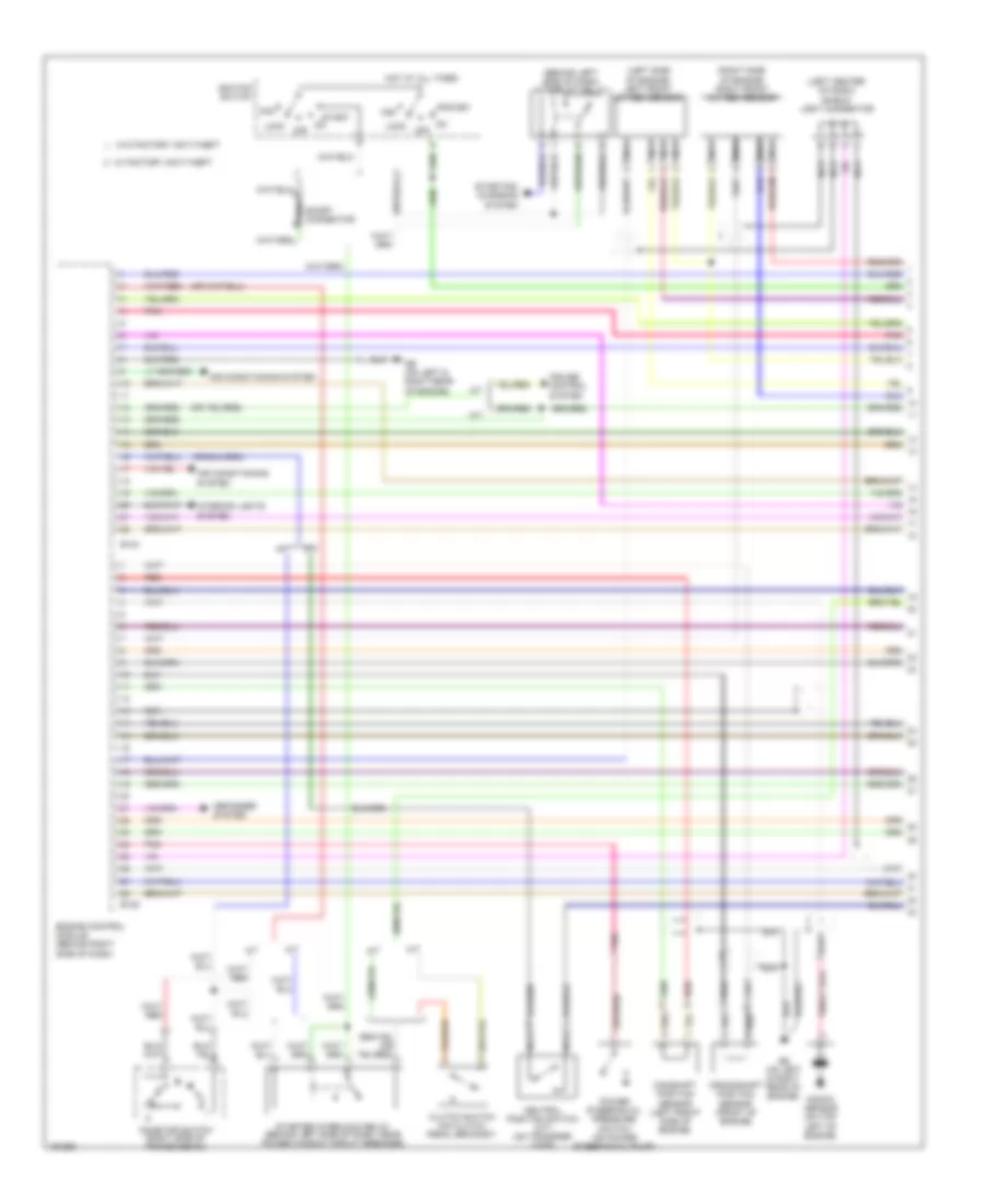 2 5L Engine Performance Wiring Diagram with Low Emissions 1 of 4 for Subaru Legacy GT 2004