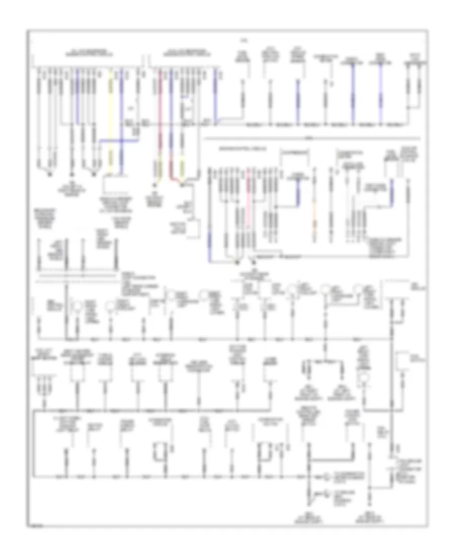 Ground Distribution Wiring Diagram 1 of 2 for Subaru Legacy GT 2004