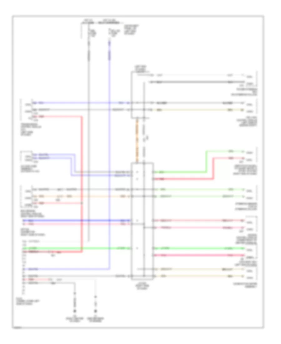 Computer Data Lines Wiring Diagram for Subaru BRZ Premium 2014