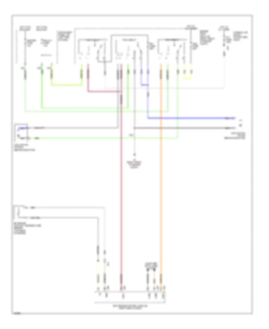 Cooling Fan Wiring Diagram for Subaru BRZ Premium 2014