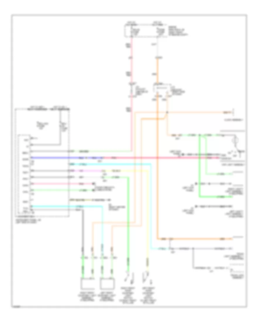 Courtesy Lamps Wiring Diagram for Subaru BRZ Premium 2014