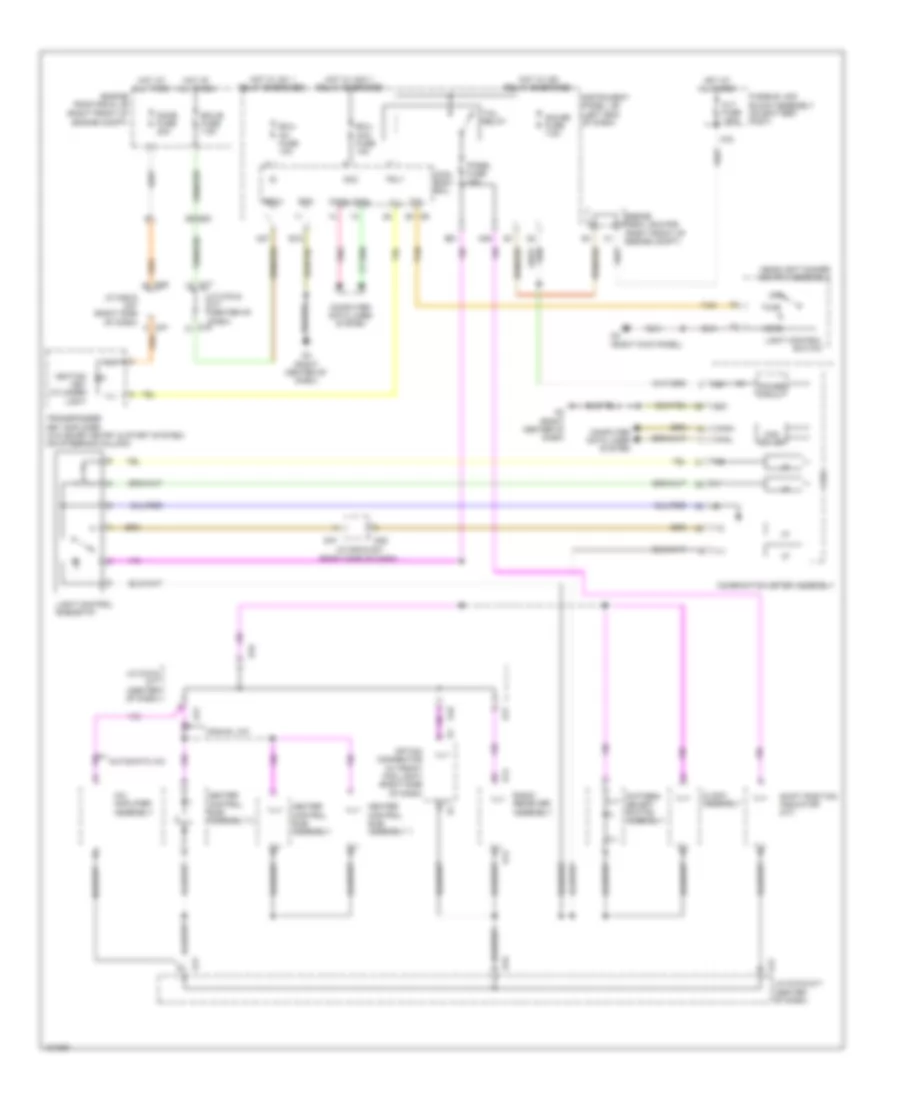 Instrument Illumination Wiring Diagram for Subaru BRZ Premium 2014