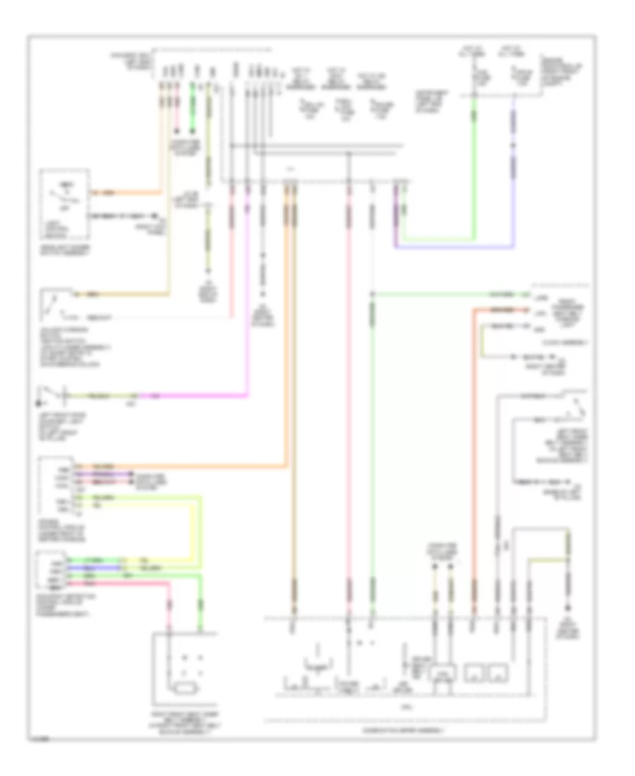 Chime Wiring Diagram for Subaru BRZ Premium 2014