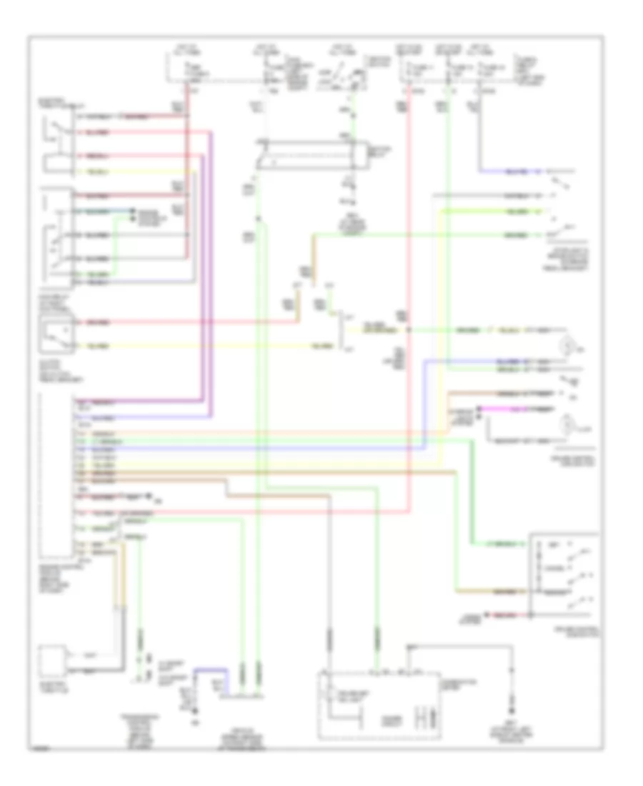 Cruise Control Wiring Diagram with Low Emissions for Subaru Legacy L 2004