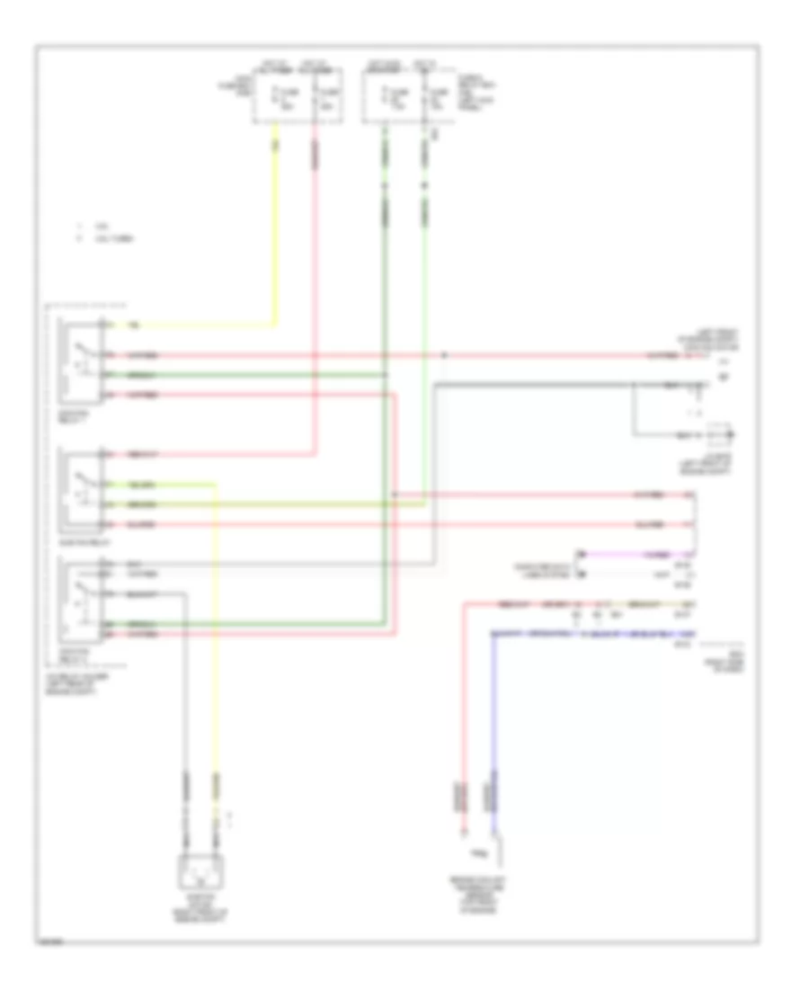 2.5L Turbo, Cooling Fan Wiring Diagram for Subaru Legacy GT Limited 2011