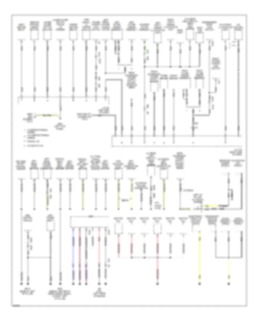 Ground Distribution Wiring Diagram (2 of 3) for Subaru Legacy GT Limited 2011
