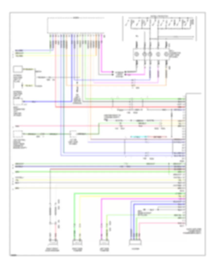 Premium Radio Wiring Diagram (2 of 2) for Subaru Legacy GT Limited 2011