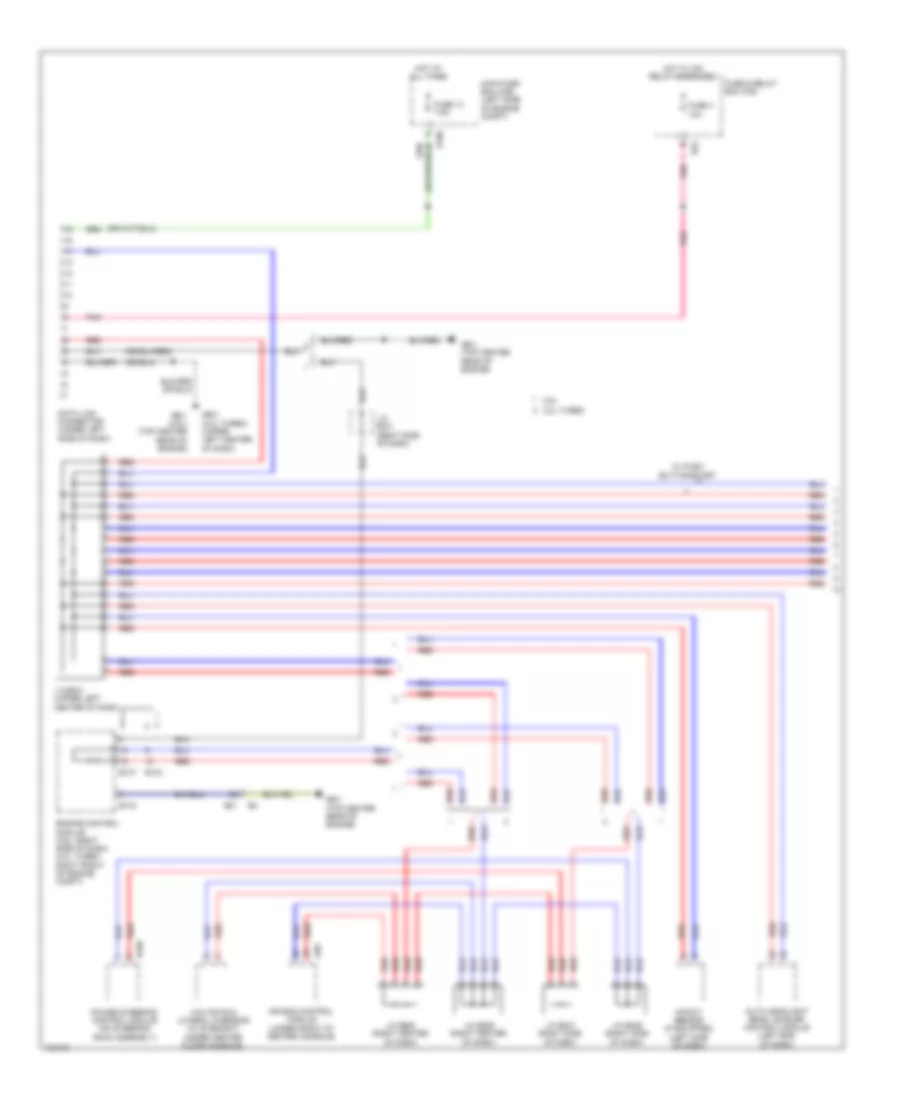Computer Data Lines Wiring Diagram 1 of 2 for Subaru Forester 2 0XT Premium 2014