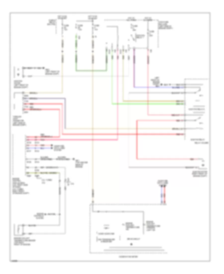 Cooling Fan Wiring Diagram for Subaru Forester 2.0XT Premium 2014