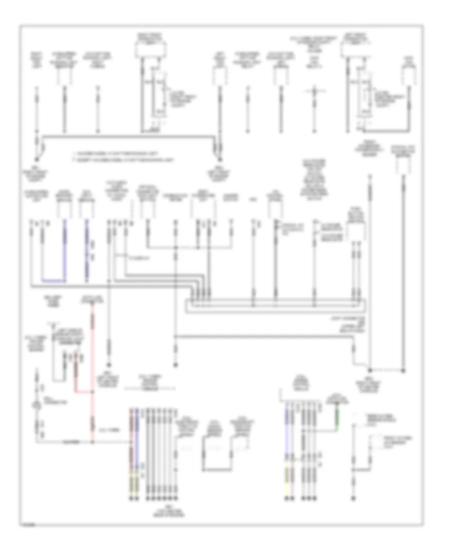 Ground Distribution Wiring Diagram 1 of 4 for Subaru Forester 2 0XT Premium 2014