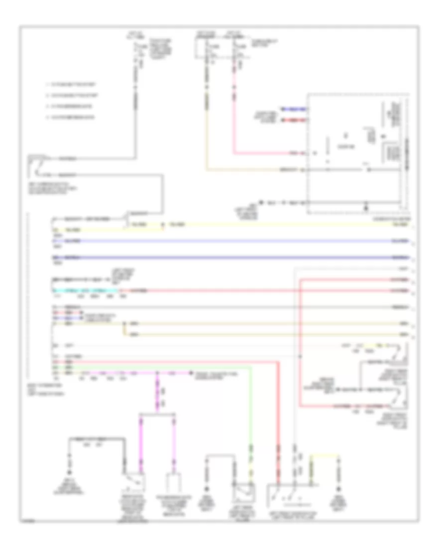 Courtesy Lamps Wiring Diagram 1 of 2 for Subaru Forester 2 0XT Premium 2014