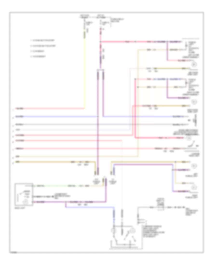 Courtesy Lamps Wiring Diagram (2 of 2) for Subaru Forester 2.0XT Premium 2014