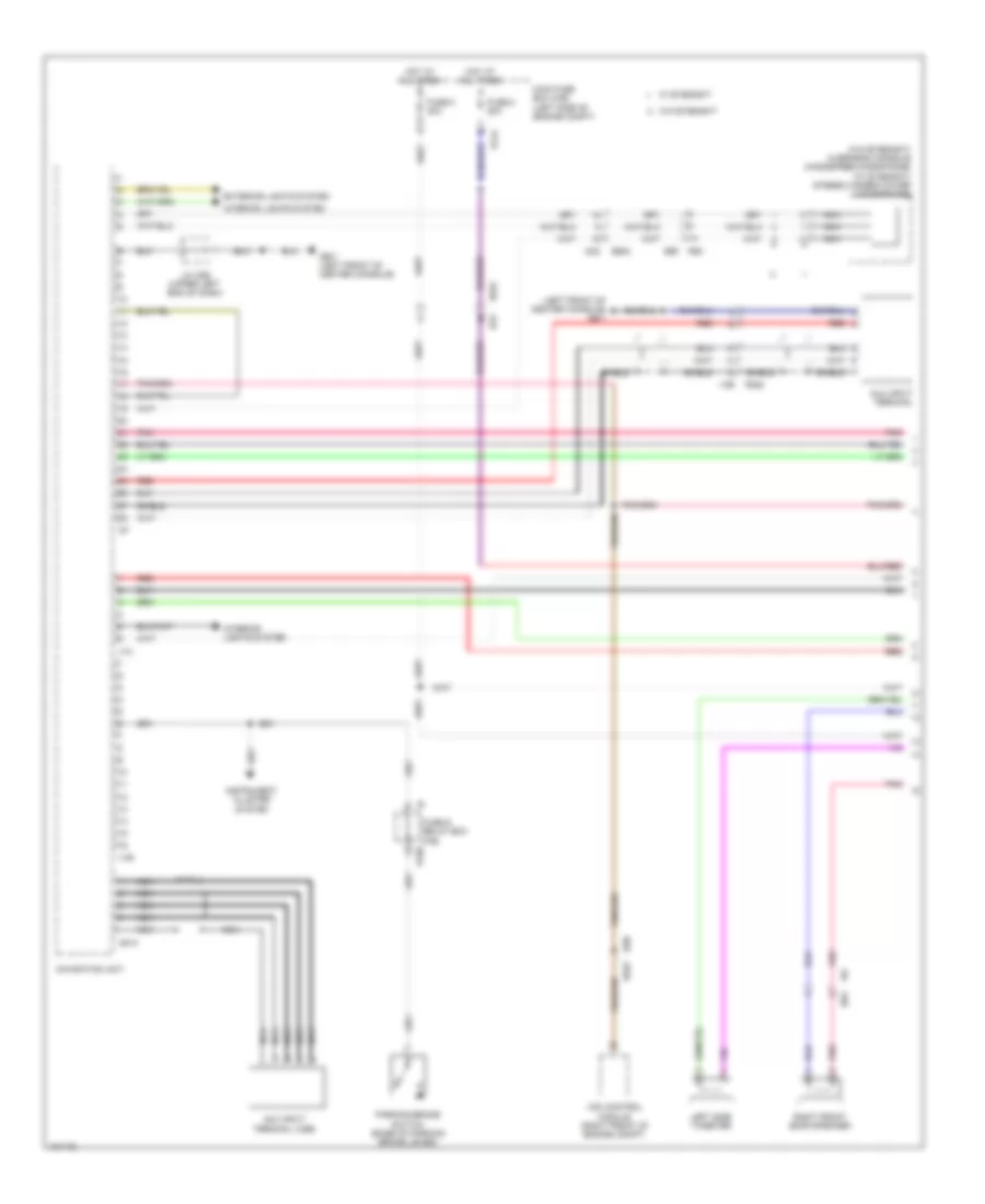 Navigation Wiring Diagram Premium 1 of 2 for Subaru Forester 2 0XT Premium 2014