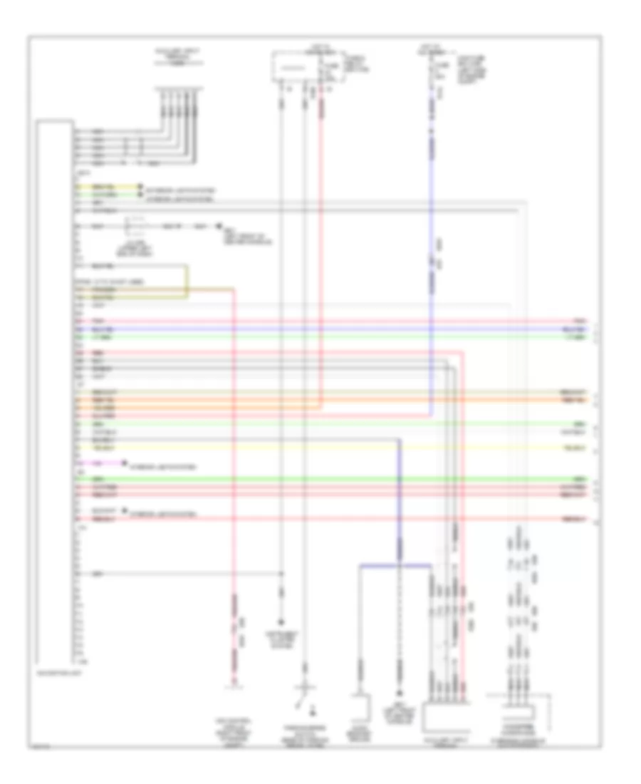 Navigation Wiring Diagram Standard 1 of 2 for Subaru Forester 2 0XT Premium 2014
