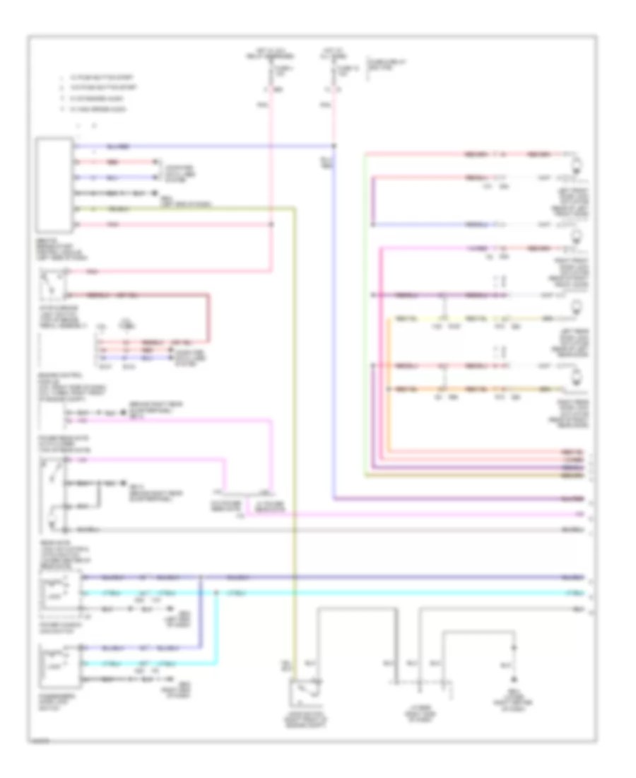 Remote Starting Wiring Diagram (1 of 2) for Subaru Forester 2.0XT Premium 2014