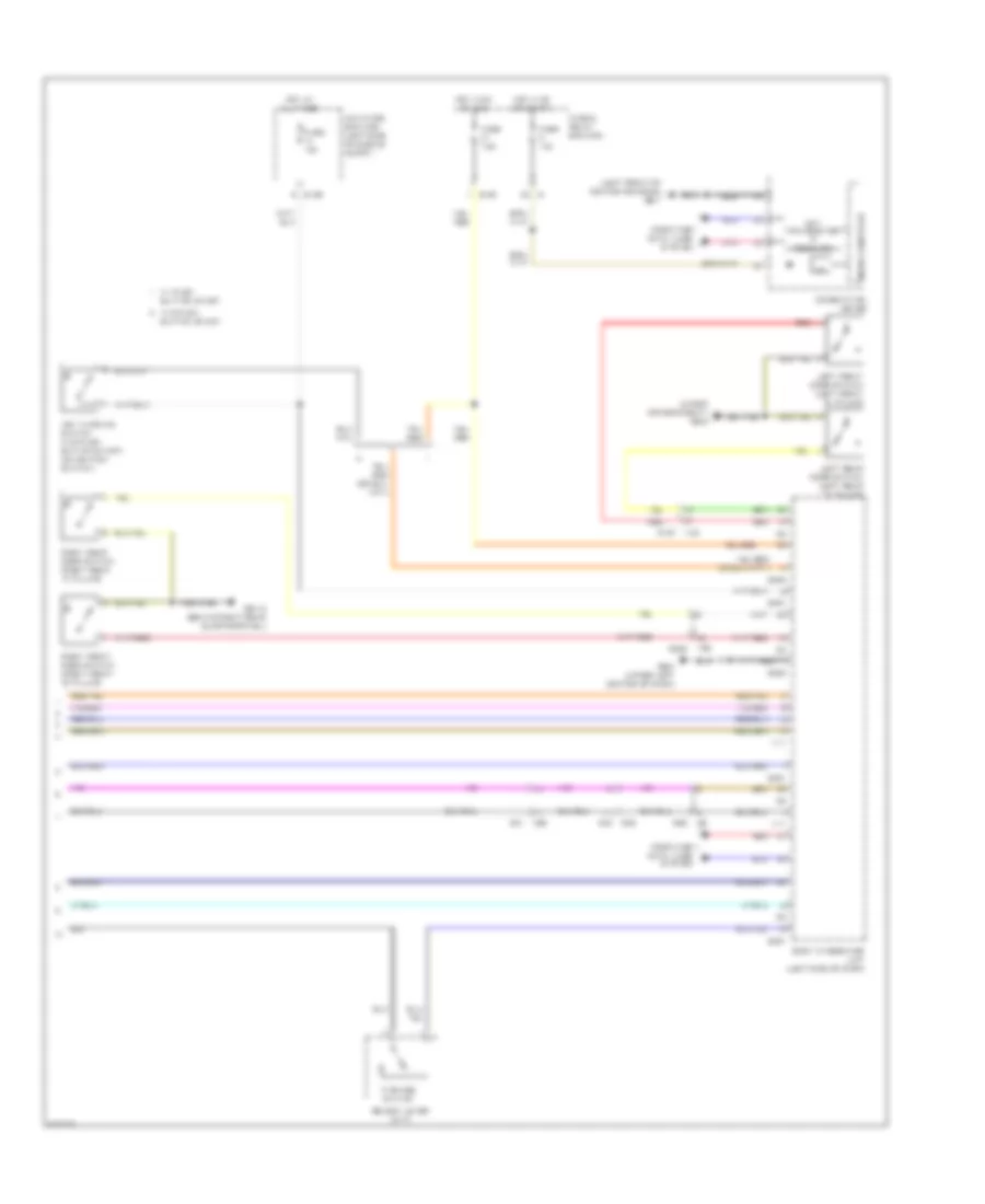 Remote Starting Wiring Diagram (2 of 2) for Subaru Forester 2.0XT Premium 2014