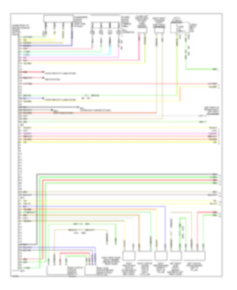 Supplemental Restraints Wiring Diagram 1 of 2 for Subaru Forester 2 0XT Premium 2014