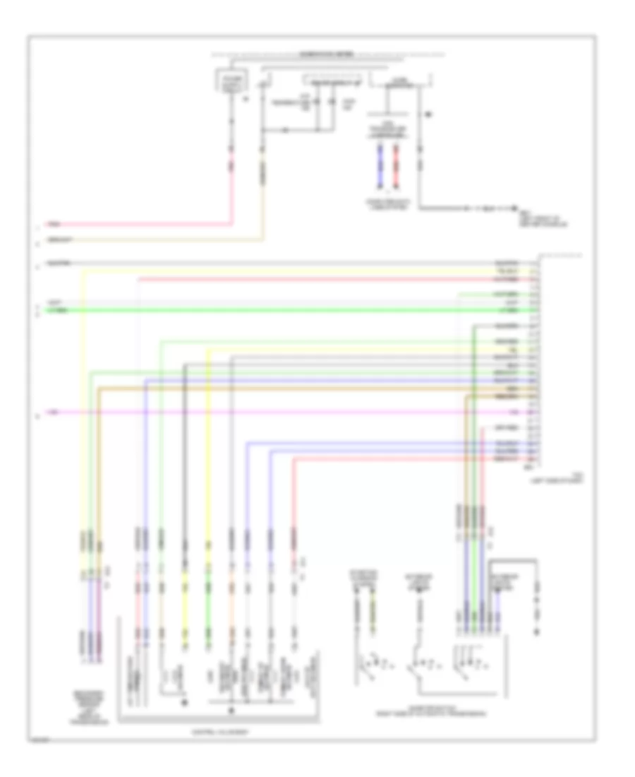 2.5L, Transmission Wiring Diagram (2 of 2) for Subaru Forester 2.0XT Premium 2014