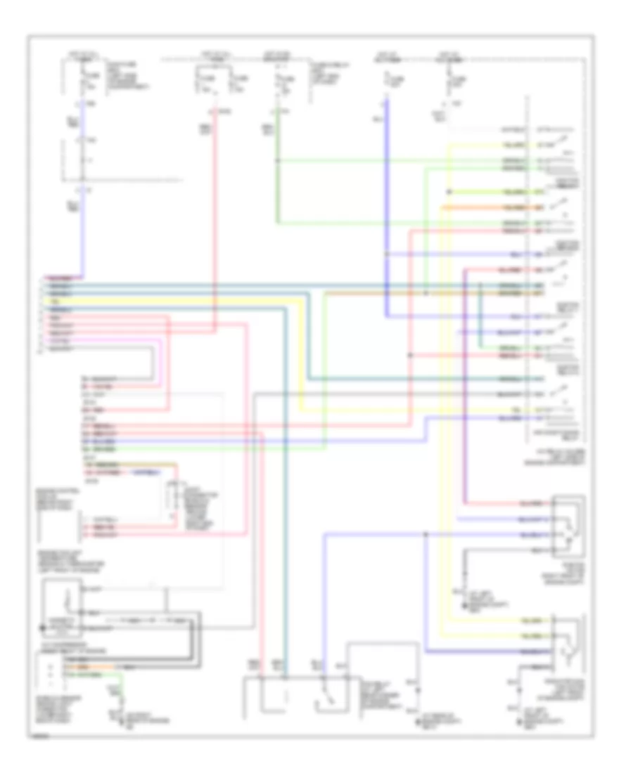 3.0L, Automatic AC Wiring Diagram (2 of 2) for Subaru Outback 2004